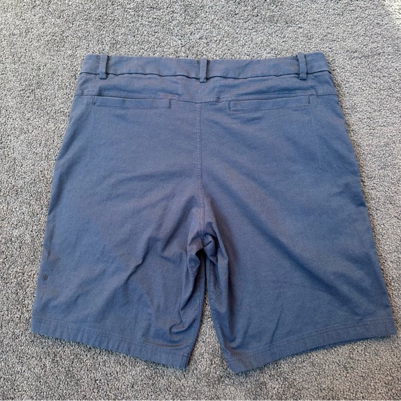 Mens Lululemon Golf Shorts Size 40 Graphite Grey 11 Inch Inseam - Picture 6 of 8